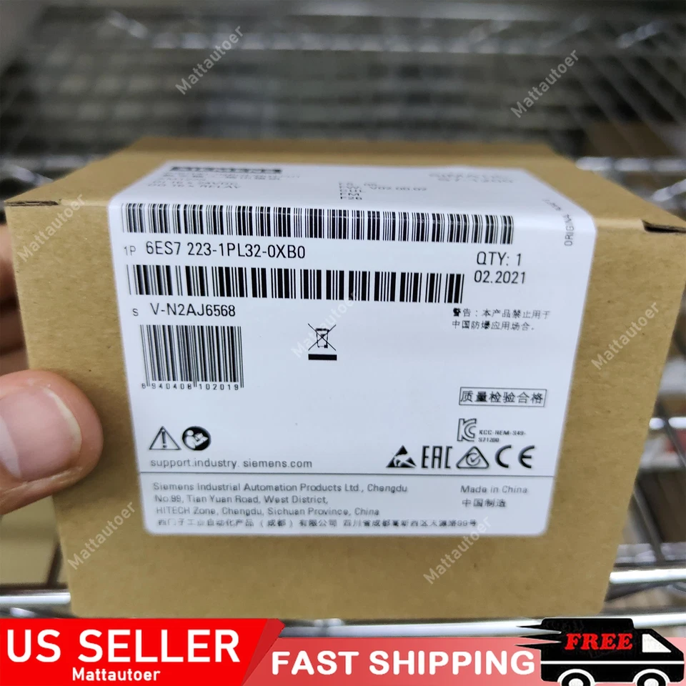 New Siemens 6ES7223-1BL32-0XB0 6ES7 223-1BL32-0XB0 S7-1200, Digital I/O SM 1223 - Image 3 of 4