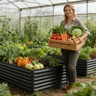 Raised Garden Bed,8×4×2 FT Galvanized Planter Box for Vegetables,Flowers,Herbs
