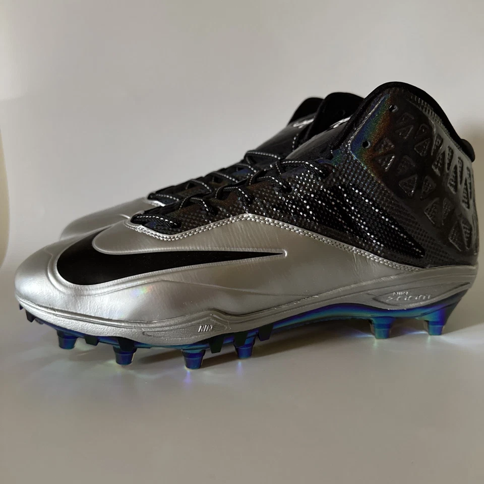 Nike Mens 12.5 ZOOM CODE ELITE 3/4 TD SMU Lineman PE Football Cleats 698229-001 - Image 4 of 4