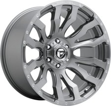 20&quot; Fuel 1PC D693 Blitz 20x10 8x170 Platinum Wheel -18mm Lifted For Ford Rim