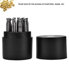 17PCS Dapping Punches Jewelry Goldsmithing Manufacturing Doming Tool Dapping