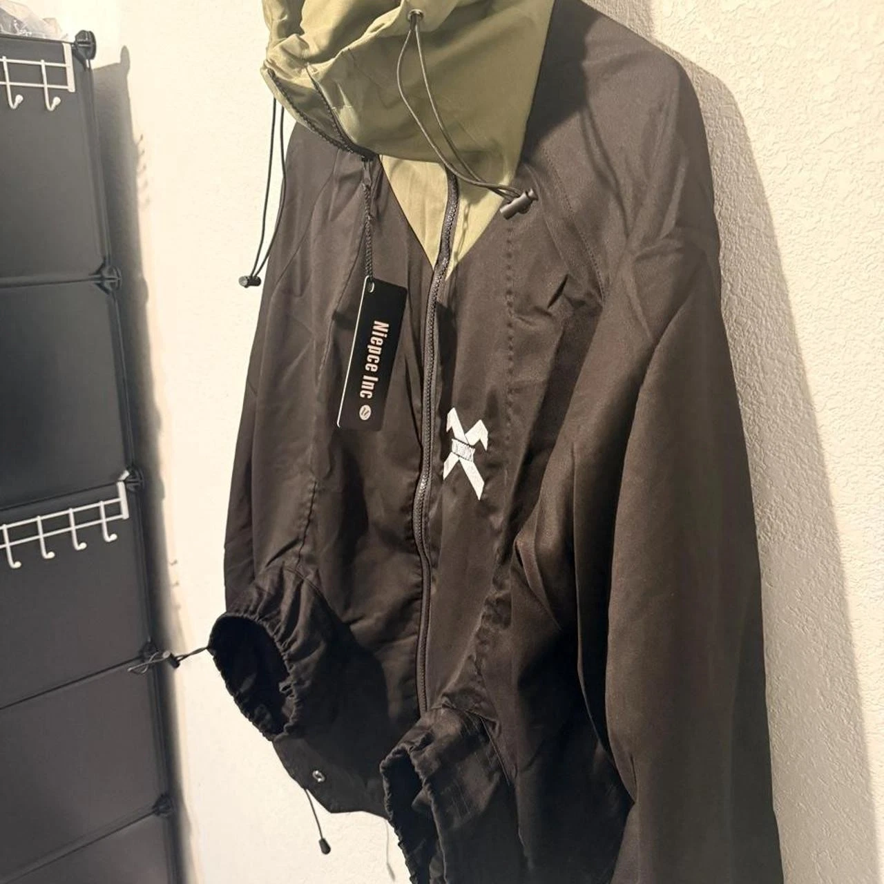 Niepce black & olive jacket #japanese loosewear #grunge #outerwear DIFFERENT image 2