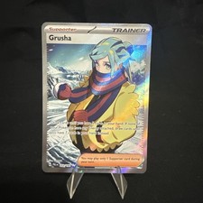 grusha pokemon card value Pokemon Grusha Trainer Ultra Rare Full Art Holo Paldea Evolved 2023 253/193
