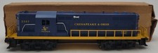 Lionel 2365 Vintage O Chesapeake Ohio Gp-7 Powered Diesel Locomotive Exbox Lionel 2365 Vintage O Chesapeake Ohio Gp-7 Powered Diesel Locomotive Exbox