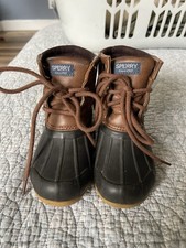 Sperry Duck Boot- Little Kid Size 8 M