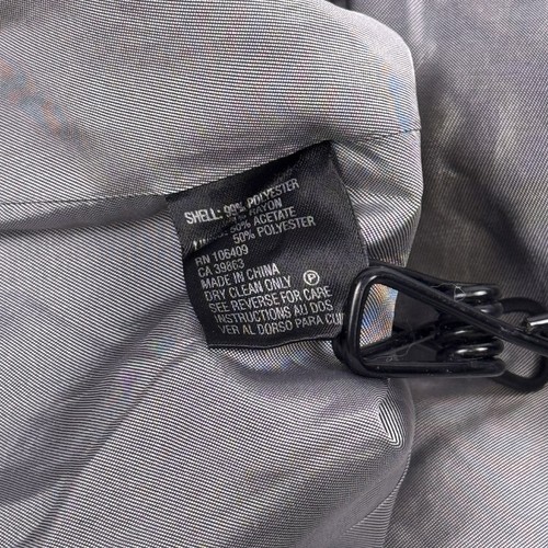 Top Tahari Arthur S Levine forrado sin mangas negro a rayas talla S a medida elegante - Imagen 15 de 17