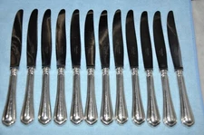 Christofle Spatours Silverplated  Knife Knives  Silverware Flatware