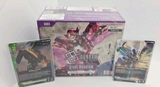 X1 Gundam Card Game Booster Box Steel Requiem GD03 English 3 Promos