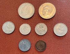 Rare German, Austrian and Danish coins 1893-1989