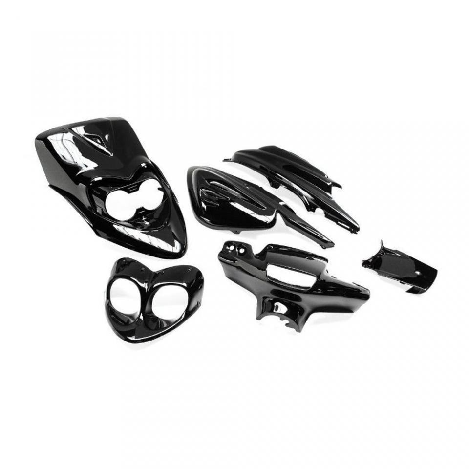 Kit carénage P2R pour Yamaha Bw's 50 noir plastique de 1999 à 2019
