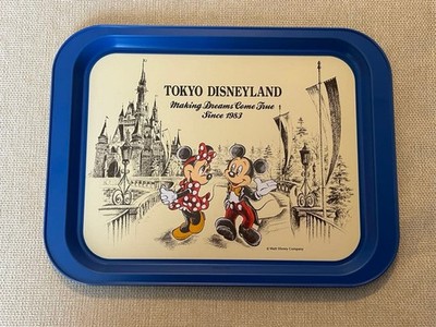 Super Tokyo Disneyland MicKey Minnie Tray Vintage