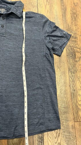G.H. Bass & Co Herren Poloshirt, blau, Größe M, Kurzarm Polyesterkragen - Bild 7 von 7