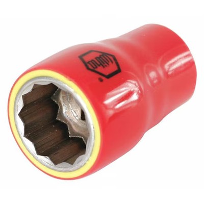 Wiha 31624 1/2 In Drive, 24Mm Hex, Metric Socket