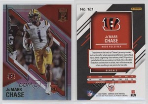 2021 Panini Donruss Elite Rookies Pink Ja'Marr Chase #121 Rookie RC