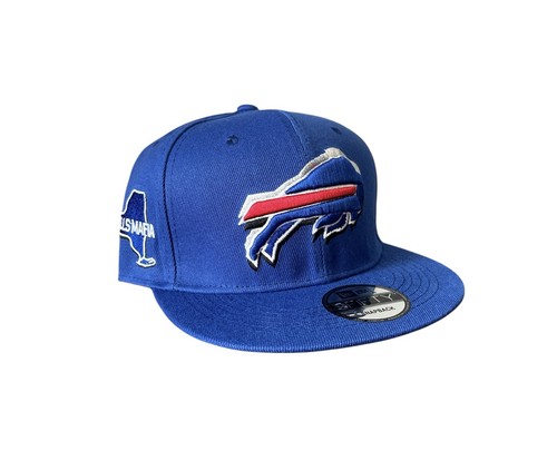 Buffalo Bills 9Fifty New Era Hat Snapback “Bills Mafia” Stitched Flat Bill Blue