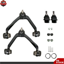 4Pcs For Ford F-150 F-250 Expedition 4WD Front Upper Control Arms Ball Joints