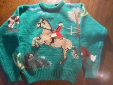 Vintage 1980s Charter Club Wool Sweater Youth M 10/12