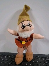 Disney Store bean 12  Stuffed plush DOC Snow White And The Seven Dwarfs