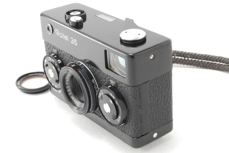 【N MINT+++】Rollei 35 Black 35mm Film Camera Tessar 40mm f/3.5 Lens - Image 3 of 4