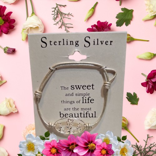 925 Sterling Silver And Leather Bolo Bracelet Sweet Simple Life