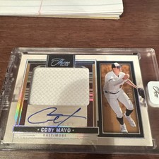 2024 Panini Three and Two Prospect Jersey Autographs #PJA-COM Coby Mayo 18/49