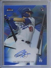 2020 Topps Finest Blue Refractor /150 Gavin Lux #FA-GL Rookie Auto RC