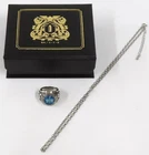 Katekyō Hitman REBORN Vongola Ring Silver 925 JP Size 13 US 6.5