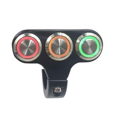 7/8" Motorcycle Switches Handlebar Mount Switch for Headlight Fog Light ON Of...