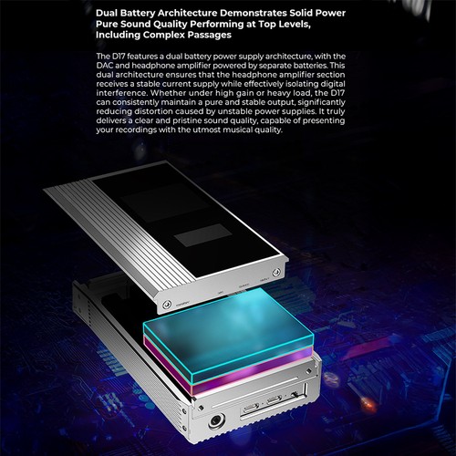 iBasso D17 Atheris - R2R+1bit Dual Discrete DACs With Dual Nutubes Headphone AMP - Picture 8 of 20