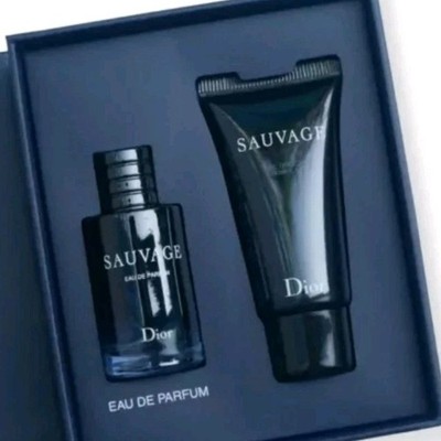 Dior Sauvage Eau de Parfum Spray Gift Set 0.67 fl oz with Pouch