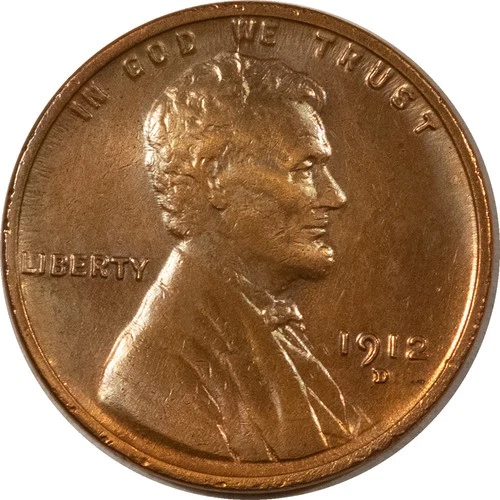 1912-D LINCOLN CENT - UNCIRCULATED! DETAILS, ALTERED SURFACES, CLEANED!