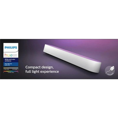 Philips Hue Play 1er Basis LED Tischleuchte Weiß 2.000-6.500 Kelvin