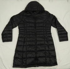 Calvin Klein Premium Down Packable Hooded Full Zip Puffer Long Coat Jacket XL