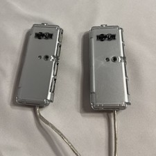 Lot of 2 Tripp-Lite Ultra-Compact 4-Port USB 2.0 Hubs Clear Silver Silver-Plated
