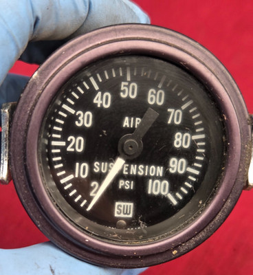 COLUMBIA GAUGE-STEWART WARNER 490ACZ   SUSPENSION  AIR   PSI   TO 100