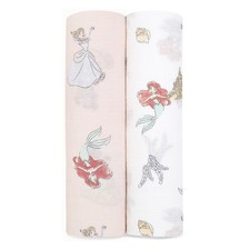Essentials Muslin Swaddle Blankets, Newborn Receiving Blanket for Swaddling, ...