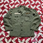 Vintage U.S. Military OG-107 Shirt Top Vietnam Era As Is
