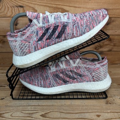 Adidas Turnschuhe Damen Größe UK 6,5 Pureboost Go Cloud White Shock Red Laufschuhe