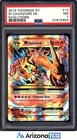 Pokemon 2016 M Charizard EX 13/108 Evolutions PSA 7