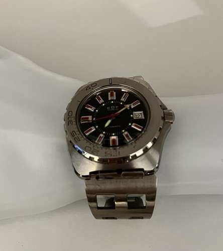 Reloj Pulsera Suizo EBF Años 70 Automático Acero Caja Tonneau De Colección - Imagen 20 de 22
