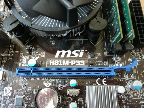 Bundle : MSI M81M-P33 + Intel i5-4440 + 8GB DDR3 memory. Fully working. - Afbeelding 8 van 10