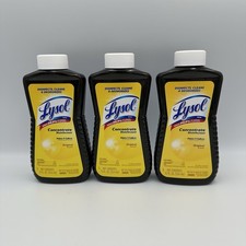 3 Lysol Concentrate Disinfectant Original Scent 12oz