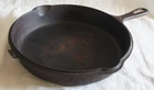 Antique Griswold Cast Iron Skillet with Hinge, No. 80, Erie 1103A