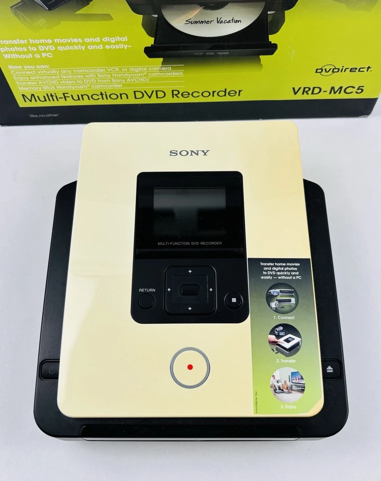 Grabadora DVD multifunción Sony VRD-MC5 - Convertir VHS, tarjetas de memoria, Hi8, MiniDV Foto 4 de 4