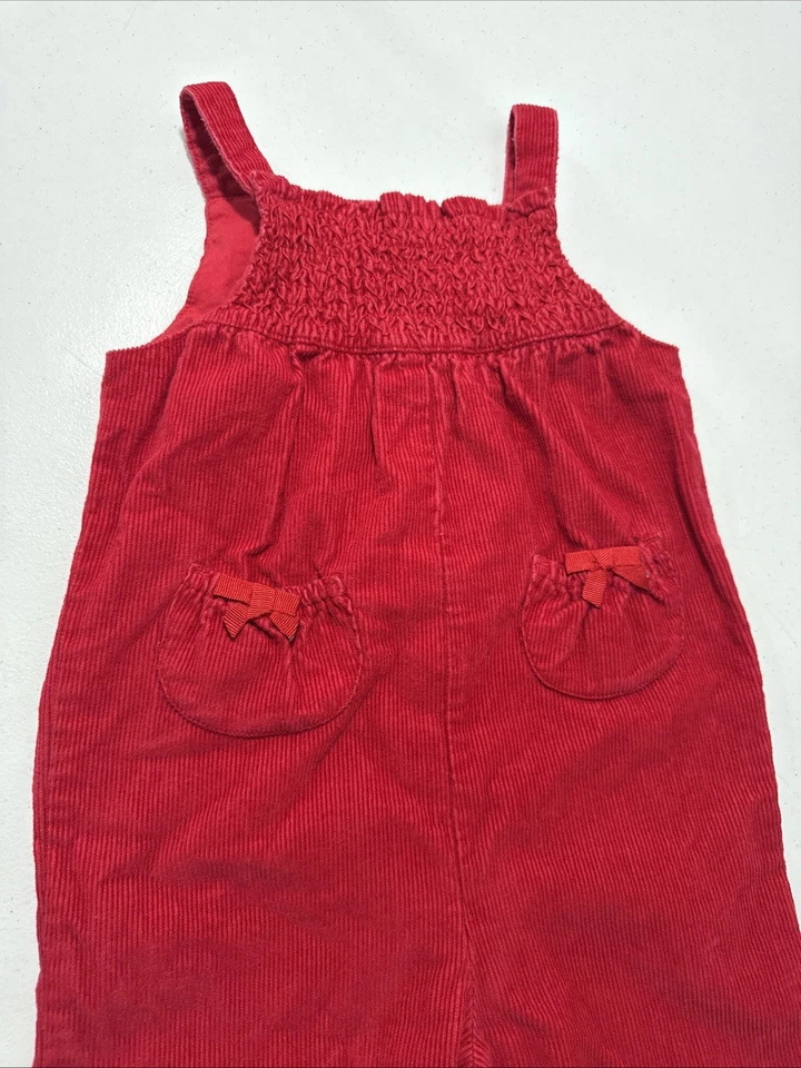 Gymboree комбинезон ребенка ясельного возраста 18 24 М красный кекс вышивка комбинезон - Изображение 3 из 4