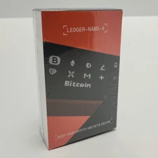 Ledger Nano X Black Crypto Hardware Wallet Bluetooth NIB