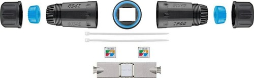 3x Outdoor (IP68) Netzwerkkabel-Verbinder, CAT 6A STP geschirmt; Outdoor (IP68) - Photo 5/6
