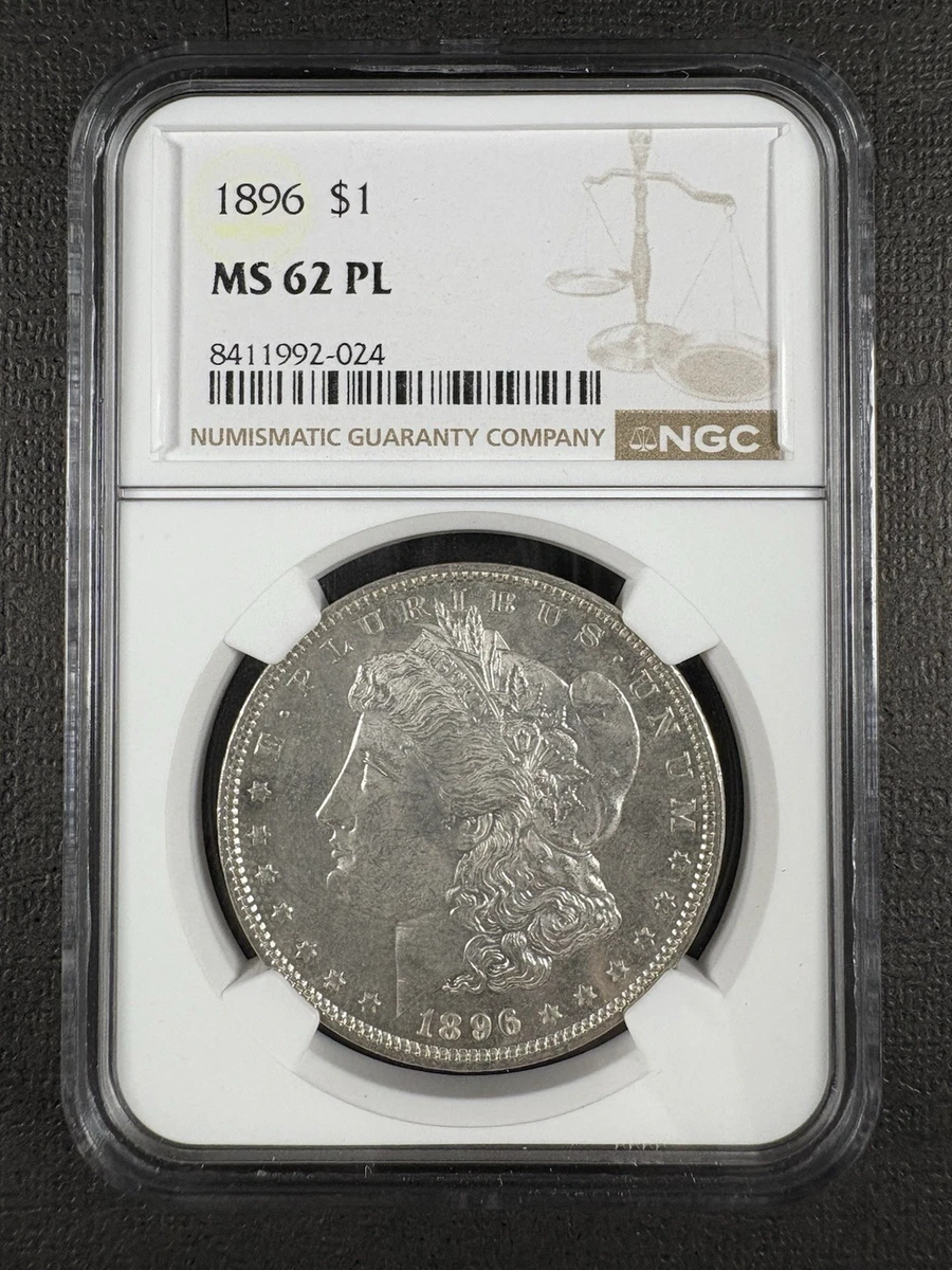 MS 62 Graded 1896 Year Morgan US Dollars (1878-1921) for sale | eBay