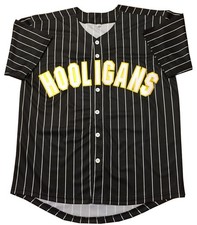Small Men's Hooligans 24K Bruno Mars Baseball Jersey Stripe White Stitched