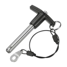 T Handle Lock Pins, 9.5mm Dia. 50mm Usage Length Push-Button Ball Locking Pin↔
